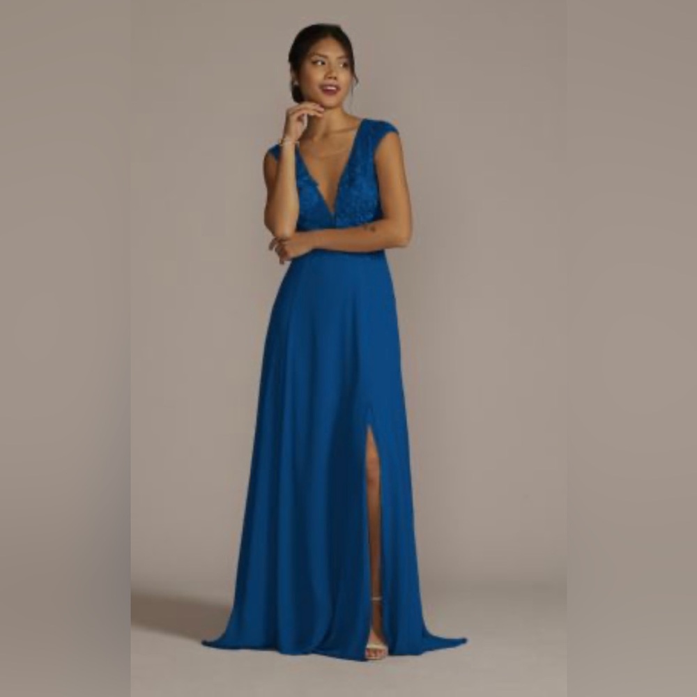 Galina signature bridesmaid dress Sapphire Blue 6